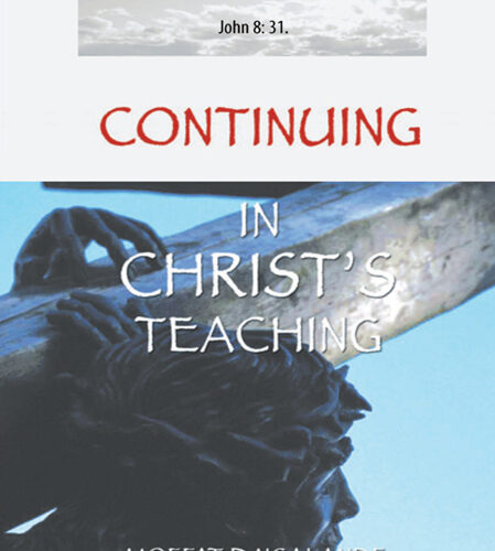 Continuing in Christ's Teaching